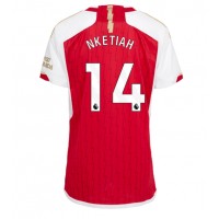 Arsenal Eddie Nketiah #14 Domaci Dres za Ženska 2023-24 Kratak Rukav